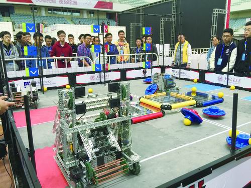 中国vex机器人大赛在沪举行