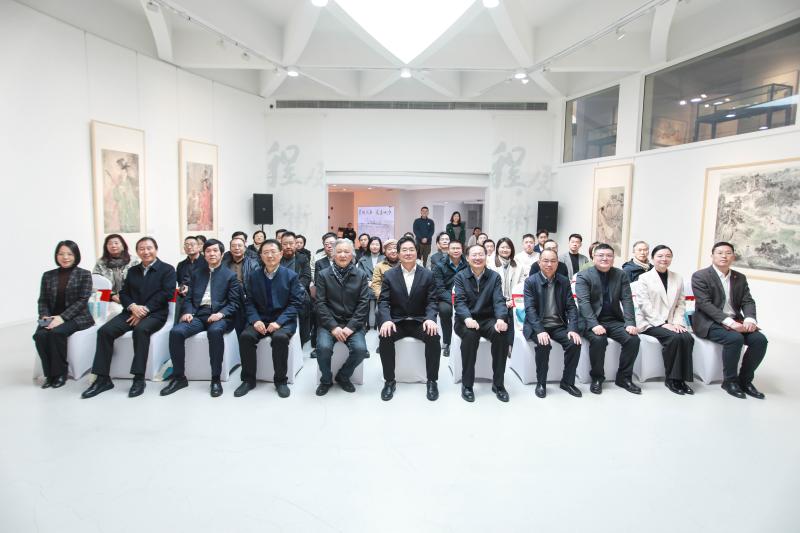 天地人和 逍遥山水——顾平中国画作品展在程及美术馆开幕