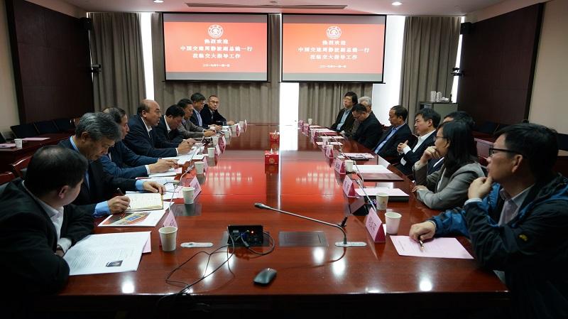 中国交建集团副总裁一行赴上海交通大学交流