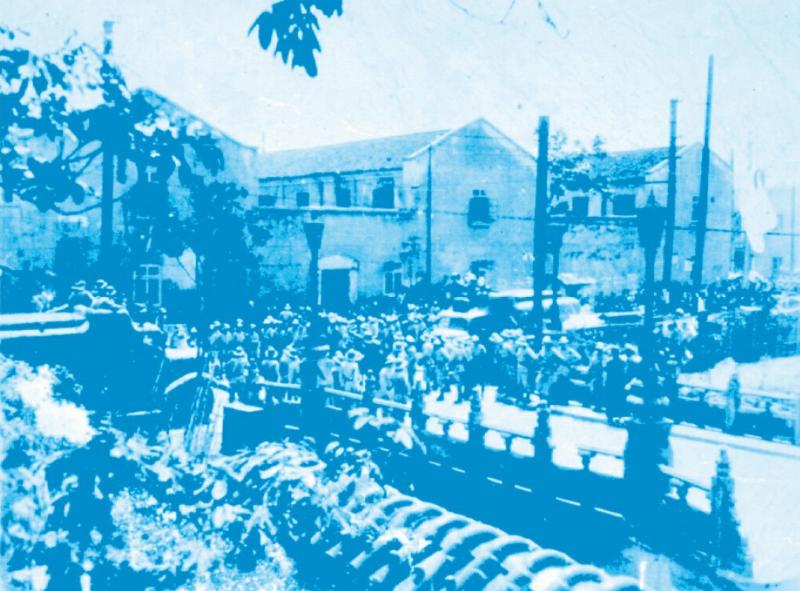 图3  1947年5月26日，武装军警包围交大校园_副本.jpg