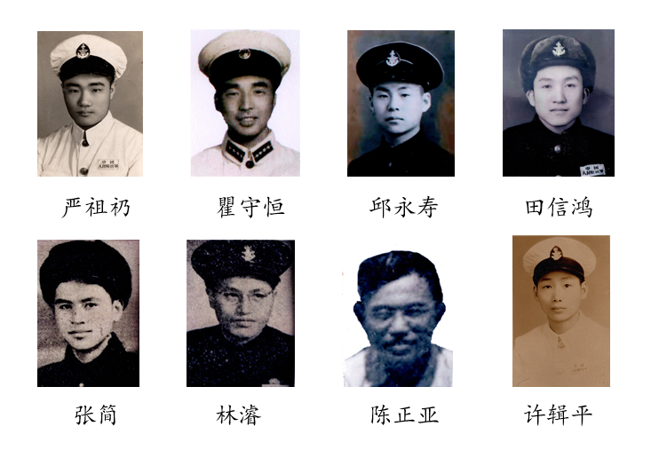 【图11】1951年参加军事干校的造船工程系四年级8名同学.png