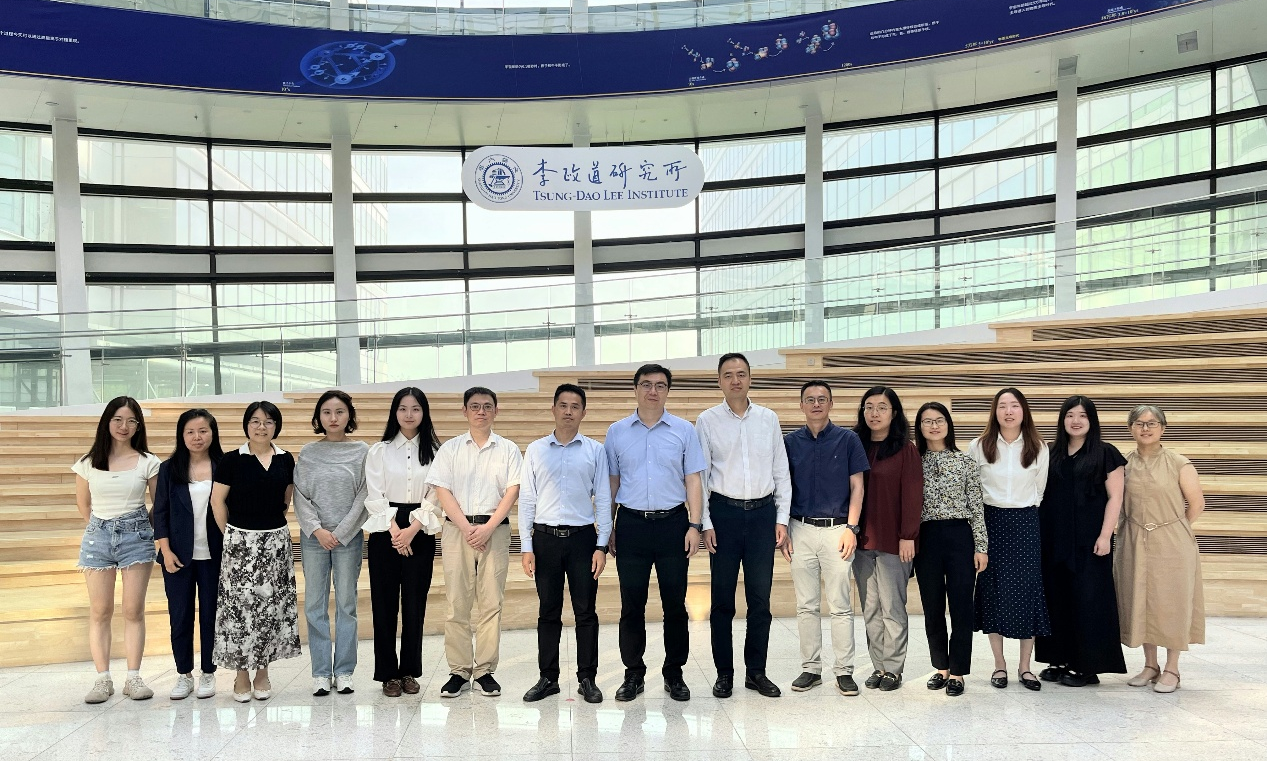 华为公司代表一行到访李政道研究所